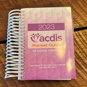 2023 ACDIS Pocket Guide for CDI nursing. Excellent condition. Hardly used!